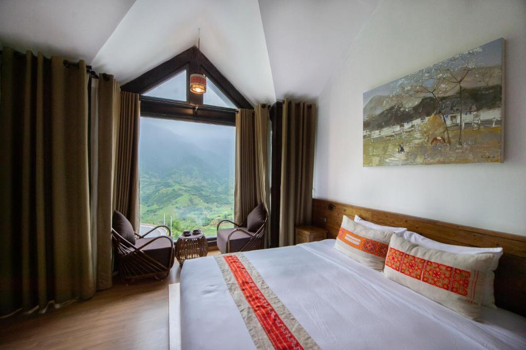 review Jade Hill Resort SaPa deluxe giường đôi